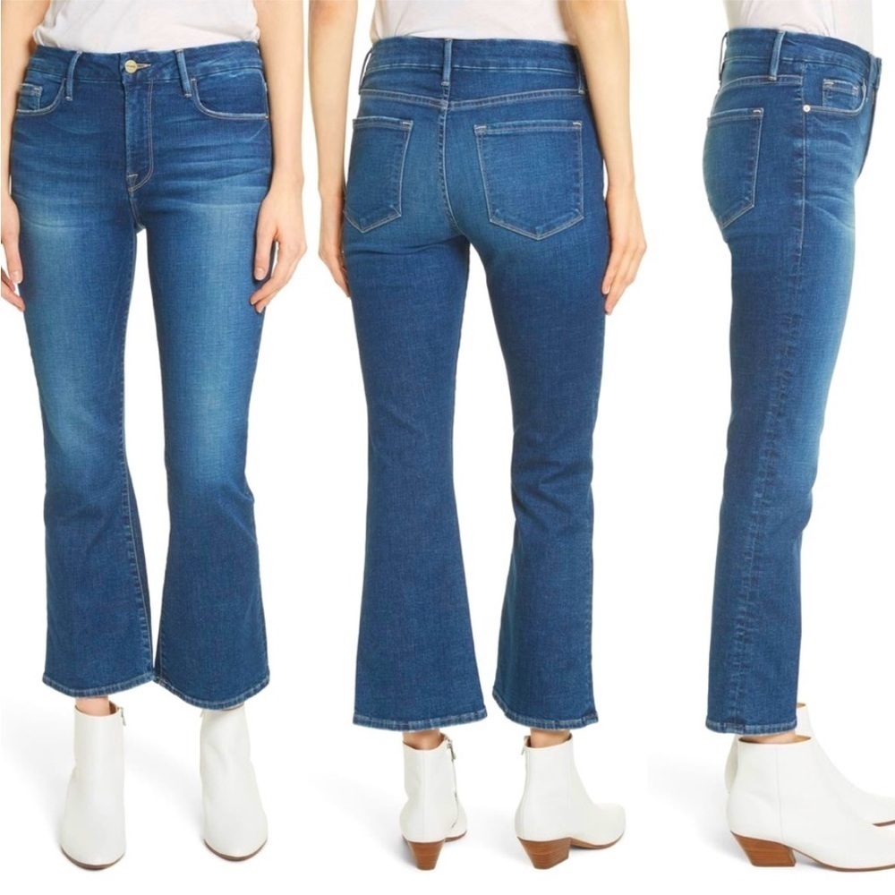 FRAME DENIM Le Crop Mini Boot Jeans size 26